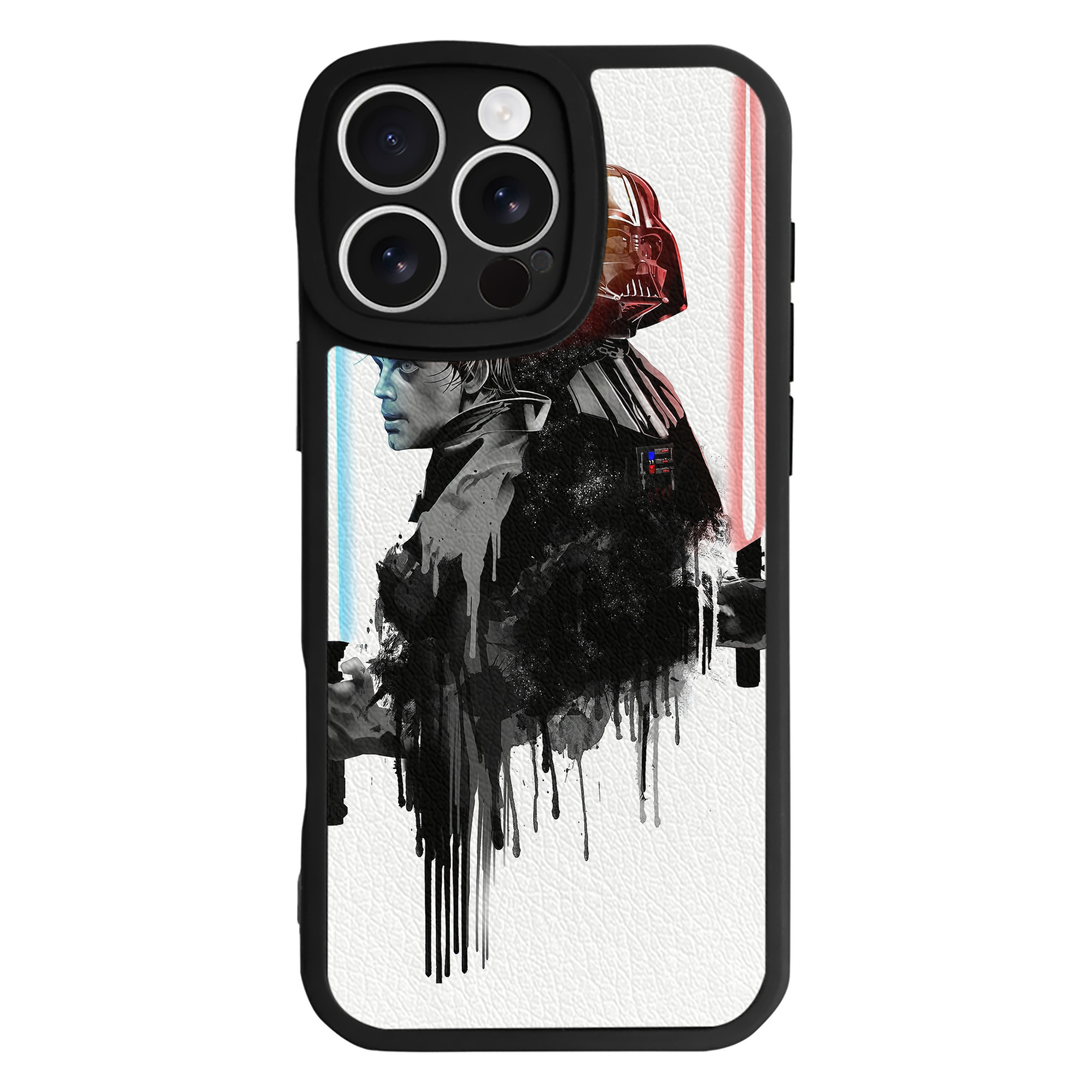 （画像用） スター・ウォーズ Star Wars 【iPhone 16シリーズ対応】シリコンスマホケース（レザー調） 材質：シリコン